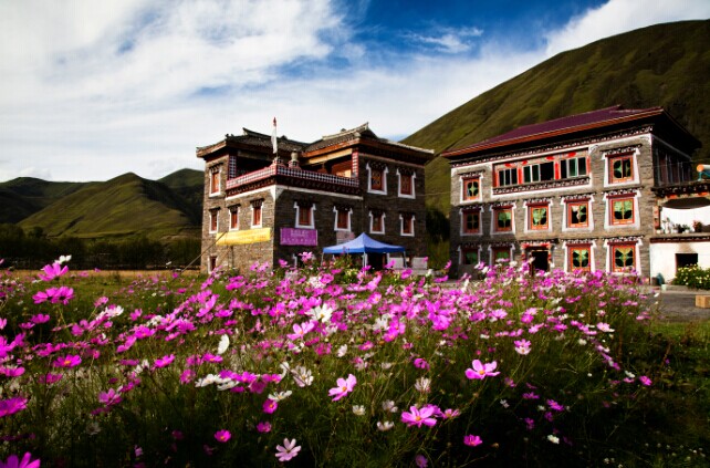 དར་མདོའི་རྫོང་ཞབས་གྲོང་མིས་ལྗོངས་རྒྱུ་ལས་རིགས་ལ་བརྟེན་ནས་ཆེས་མཛེས་སྡུག་ལྡན་པའི་གྲོང་སྡེ་བསྐྲུན།