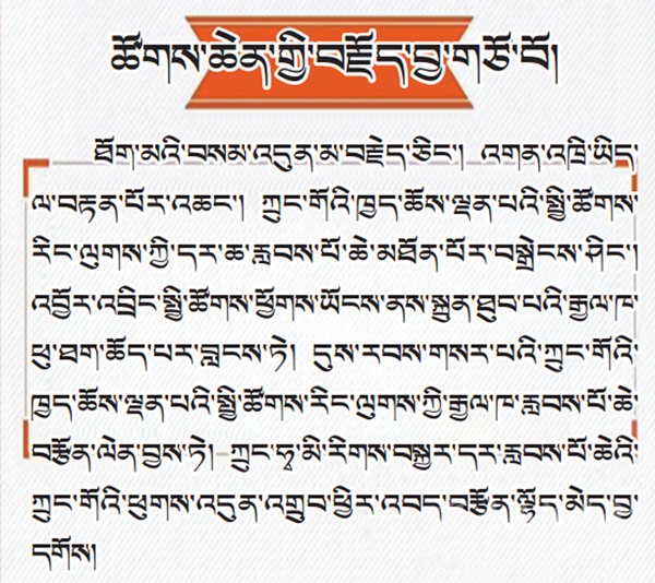 པར་རིས་ལམ་ནས་ཏང་གི་ཚོགས་ཆེན་བཅུ་དགུ་པའི་སྙན་སྒྲོན་གྱི་ནང་དོན་རྒྱུས་ལོན་བྱས།