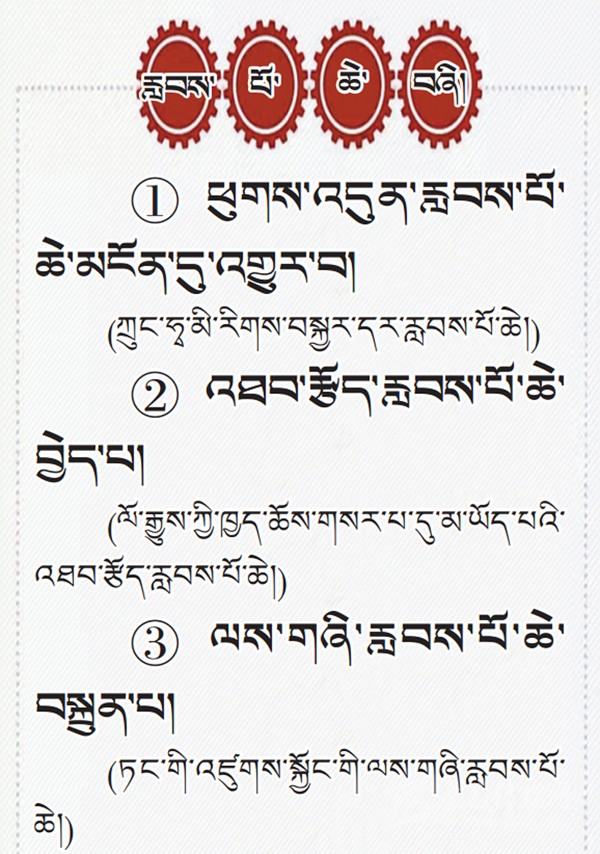 པར་རིས་ལམ་ནས་ཏང་གི་ཚོགས་ཆེན་བཅུ་དགུ་པའི་སྙན་སྒྲོན་གྱི་ནང་དོན་རྒྱུས་ལོན་བྱས།